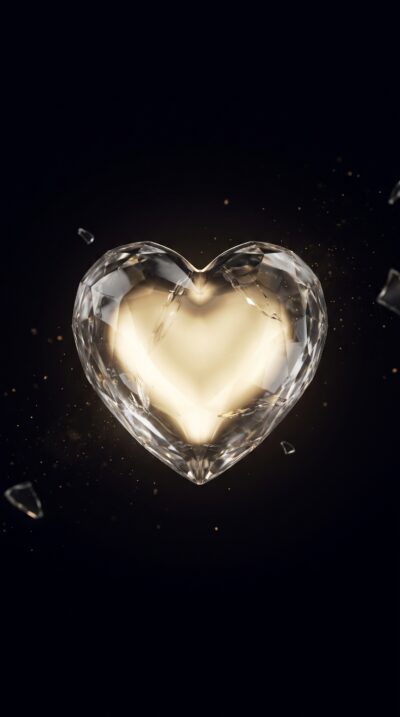 Crystal Heart Wallpaper